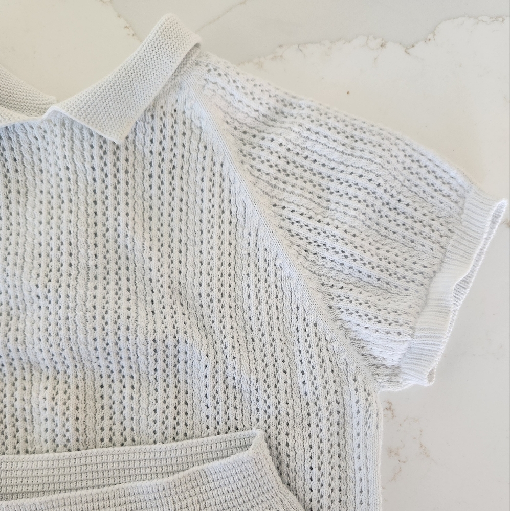 Beautiful Spanish Kids Knit Set Light Blue